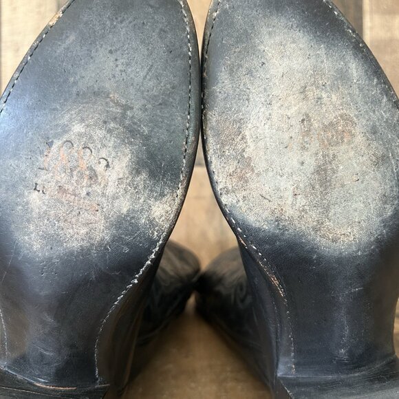 Lucchese 1883 Black N7496R4 Western Cowboy Boots Mens 11 D - Picture 11 of 12